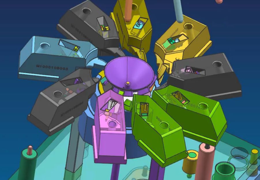 加工中心這套葉輪模具如何設(shè)計(jì)？如何脫模？(圖6)